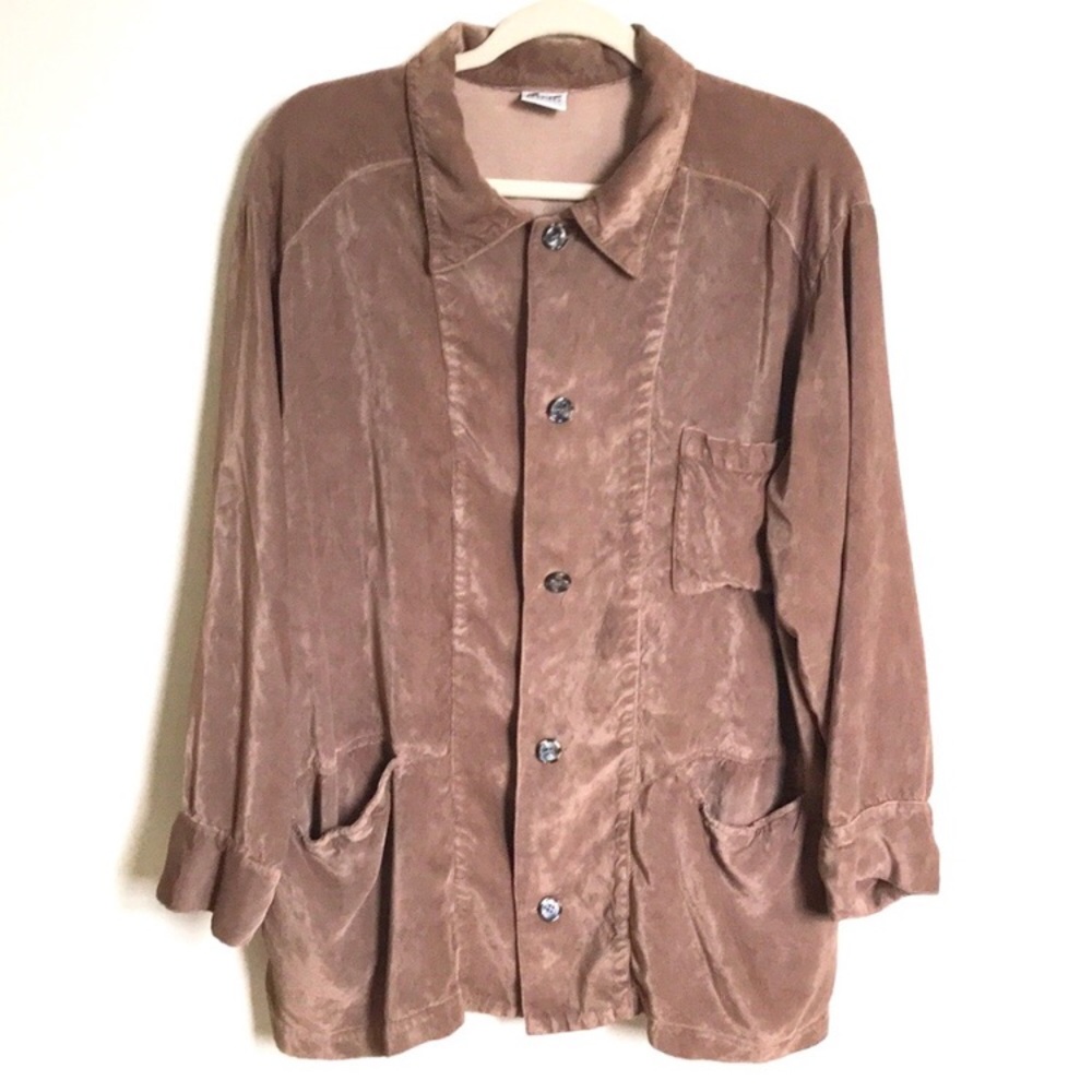 Free People CP Shades velvet shirt jacket